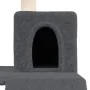 Rascador para gatos con postes de sisal gris oscuro 82 cm de vidaXL, Mobiliario para gatos - Ref: Foro24-171665, Precio: 46,0...