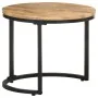 Mesitas auxiliares 3 Piezas madera de mango rugosa de vidaXL, Mesas auxiliares - Ref: Foro24-320686, Precio: 107,70 €, Descue...