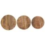 Beistelltische 3 Stück raues Mangoholz von vidaXL, Seitentische - Ref: Foro24-320686, Preis: 107,70 €, Rabatt: %