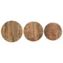 Mesitas auxiliares 3 Piezas madera de mango rugosa de vidaXL, Mesas auxiliares - Ref: Foro24-320686, Precio: 107,70 €, Descue...