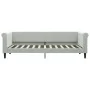 Sofá cama terciopelo gris claro 80x200 cm de vidaXL, Camas y somieres - Ref: Foro24-354237, Precio: 184,16 €, Descuento: %