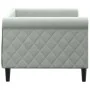 Sofá cama terciopelo gris claro 80x200 cm de vidaXL, Camas y somieres - Ref: Foro24-354237, Precio: 184,16 €, Descuento: %