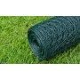 Verzinkter Zaun mit grüner PVC-Beschichtung 25x0,5 m von vidaXL, Zaunpaneele - Ref: Foro24-140404, Preis: 24,60 €, Rabatt: %