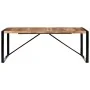 Mesa de comedor de madera maciza de sheesham 200x100x75 cm de vidaXL, Mesas de cocina y de comedor - Ref: Foro24-321543, Prec...