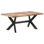 Acacia wood dining table honey finish 180x90x75 cm by vidaXL, Kitchen and dining tables - Ref: Foro24-321548, Price: 337,98 €...