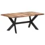 Acacia wood dining table honey finish 180x90x75 cm by vidaXL, Kitchen and dining tables - Ref: Foro24-321548, Price: 337,98 €...