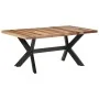 Acacia wood dining table honey finish 180x90x75 cm by vidaXL, Kitchen and dining tables - Ref: Foro24-321548, Price: 337,98 €...