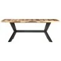 Mesa de comedor madera maciza con acabado miel 200x100x75 cm de vidaXL, Mesas de cocina y de comedor - Ref: Foro24-321549, Pr...