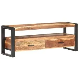 Solid wood TV stand with honey finish 120x35x45 cm by vidaXL, TV Furniture - Ref: Foro24-321551, Price: 272,87 €, Discount: %