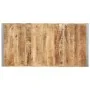 Mesa de comedor madera maciza de mango rugosa 200x100x75 cm de vidaXL, Mesas de cocina y de comedor - Ref: Foro24-321565, Pre...