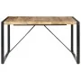 Mesa de comedor madera de mango rugosa 140x140x75 cm de vidaXL, Mesas de cocina y de comedor - Ref: Foro24-321572, Precio: 26...