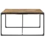 Mesa de comedor madera de mango rugosa 140x140x75 cm de vidaXL, Mesas de cocina y de comedor - Ref: Foro24-321572, Precio: 26...