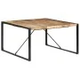 Mesa de comedor madera de mango rugosa 140x140x75 cm de vidaXL, Mesas de cocina y de comedor - Ref: Foro24-321572, Precio: 26...