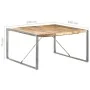 Rough mango wood dining table 140x140x75 cm by vidaXL, Kitchen and dining tables - Ref: Foro24-321575, Price: 192,69 €, Disco...