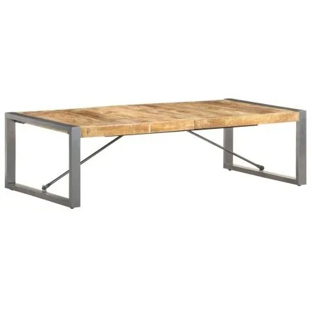 Rough mango wood coffee table 140x70x40 cm by vidaXL, Coffee table - Ref: Foro24-321587, Price: 183,86 €, Discount: %