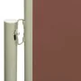 Toldo lateral retráctil de jardín marrón 200x600 cm de vidaXL, Sombrillas - Ref: Foro24-317975, Precio: 111,36 €, Descuento: %
