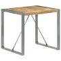 Mesa de comedor madera de mango rugosa 80x80x75 cm de vidaXL, Mesas de cocina y de comedor - Ref: Foro24-321603, Precio: 153,...