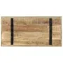 Mesa de comedor madera de mango rugosa 120x60x76 cm de vidaXL, Mesas de cocina y de comedor - Ref: Foro24-321604, Precio: 201...
