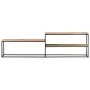 Mueble para TV de madera maciza de mango rugosa 180x30x50 cm de vidaXL, Muebles TV - Ref: Foro24-321620, Precio: 88,48 €, Des...