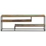 Mueble para TV de madera maciza reciclada 130x30x45 cm de vidaXL, Muebles TV - Ref: Foro24-321624, Precio: 93,38 €, Descuento: %