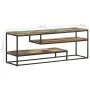 Mueble para TV de madera maciza reciclada 130x30x45 cm de vidaXL, Muebles TV - Ref: Foro24-321624, Precio: 93,38 €, Descuento: %