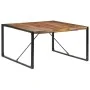Solid wood dining table with sheesham finish 140x140x75cm by vidaXL, Kitchen and dining tables - Ref: Foro24-321574, Price: 2...