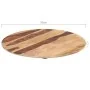 Round table top solid sheesham wood 25-27 mm 50cm by vidaXL, Table tops - Ref: Foro24-285973, Price: 49,56 €, Discount: %