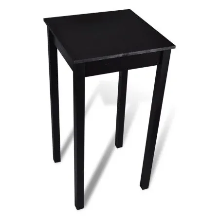 Mesa alta de bar MDF negra 55x55x107 cm de vidaXL, Mesas de cocina y de comedor - Ref: Foro24-240379, Precio: 91,09 €, Descue...