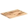 Solid acacia wood table top 25-27 mm thick 70x80 cm by vidaXL, Table tops - Ref: Foro24-285996, Price: 102,92 €, Discount: %