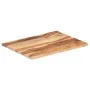 Superficie de mesa madera maciza de sheesham 25-27 mm 70x90 cm de vidaXL, Tableros para mesas - Ref: Foro24-285997, Precio: 1...
