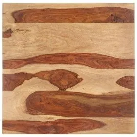 Superficie de mesa madera maciza de sheesham 25-27 mm 80x80 cm de vidaXL, Tableros para mesas - Ref: Foro24-285998, Precio: 9...