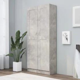 Concrete plywood book cabinet 82.5x30.5x185.5 cm by vidaXL, Bookcases and shelves - Ref: Foro24-802736, Price: 110,36 €, Disc...