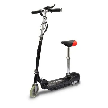 Patinete eléctrico con asiento negro 120 W de vidaXL, Patinetes - Ref: Foro24-90311, Precio: 114,47 €, Descuento: %