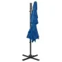 Sombrilla de 4 niveles con poste de aluminio azul 250x250 cm de vidaXL, Sombrillas - Ref: Foro24-313827, Precio: 193,08 €, De...