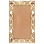 Espejo tallado a mano marrón 80x50 cm madera maciza de mango de vidaXL, Espejos - Ref: Foro24-321639, Precio: 99,56 €, Descue...