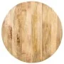 Mesa de comedor redonda de madera maciza de mango 110x76 cm de vidaXL, Mesas de cocina y de comedor - Ref: Foro24-321699, Pre...