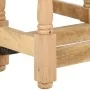 Mesa de comedor redonda de madera maciza de mango 110x76 cm de vidaXL, Mesas de cocina y de comedor - Ref: Foro24-321699, Pre...