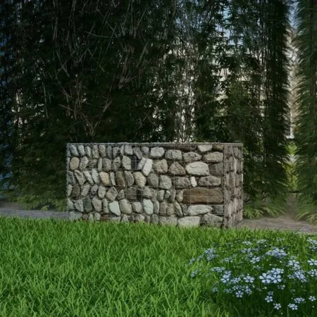 Gabionenwandkorb aus verzinktem Stahl 100x50x50 cm von vidaXL, Zaunpaneele - Ref: Foro24-142549, Preis: 41,71 €, Rabatt: %