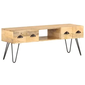 Massivholz Mango TV-Möbel 120x35x45 cm von vidaXL, TV-Möbel - Ref: Foro24-321790, Preis: 117,70 €, Rabatt: %