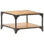 Mesa de centro de madera maciza de mango 60x60x35 cm de vidaXL, Mesas de centro - Ref: Foro24-321794, Precio: 67,60 €, Descue...