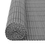 Grauer doppelseitiger Gartenzaun 110x300 cm von vidaXL, Zaunpaneele - Ref: Foro24-317155, Preis: 52,84 €, Rabatt: %