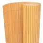 Valla de jardín de doble cara amarilla 110x500 cm de vidaXL, Paneles de vallas - Ref: Foro24-317163, Precio: 62,92 €, Descuen...
