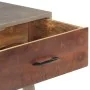 Mesa consola de madera maciza de mango gris 110x35x75 cm de vidaXL, Mesas auxiliares - Ref: Foro24-321807, Precio: 141,28 €, ...