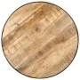 Mesa de centro madera maciza de mango rugosa negra 68x68x36 cm de vidaXL, Mesas de centro - Ref: Foro24-321931, Precio: 201,6...