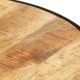 Mesa de centro madera maciza de mango rugosa negra 68x68x36 cm de vidaXL, Mesas de centro - Ref: Foro24-321931, Precio: 201,6...
