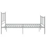 Gray metal bed frame 120x200 cm by vidaXL, Beds and slatted bases - Ref: Foro24-324954, Price: 92,66 €, Discount: %