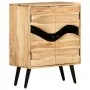 Aparador de madera maciza de acacia 57x34x75 cm de vidaXL, Aparadores - Ref: Foro24-322677, Precio: 178,70 €, Descuento: %