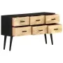 Aparador de madera maciza de mango 110x33x64 cm de vidaXL, Aparadores - Ref: Foro24-322678, Precio: 168,66 €, Descuento: %