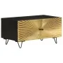 Mesa de centro de madera maciza de mango 90x50x45cm de vidaXL, Mesas de centro - Ref: Foro24-322683, Precio: 226,89 €, Descue...