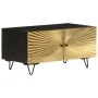 Mesa de centro de madera maciza de mango 90x50x45cm de vidaXL, Mesas de centro - Ref: Foro24-322683, Precio: 226,89 €, Descue...
